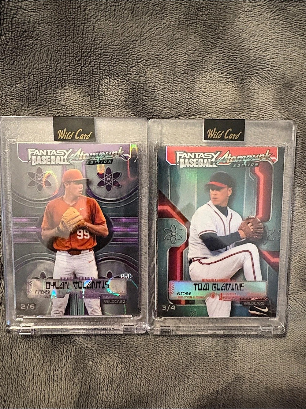 Wild Card Fantasy Baseball 4 AtomPunk Edition Wild Card Dylan Cease & Tom Glavin